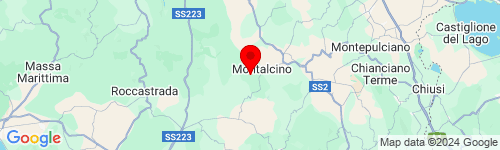 Google Map of Montalcino 53024 SI