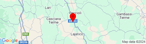 Google Map of Pisa Provincia di Pisa